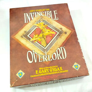 Vintage City State of the Invincible Overlord RPG Gygax TSR 1987 City-State